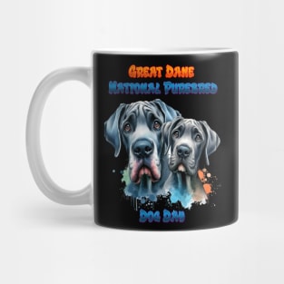 Dynamic Duo: Great Dane National Purebred Dog Mug